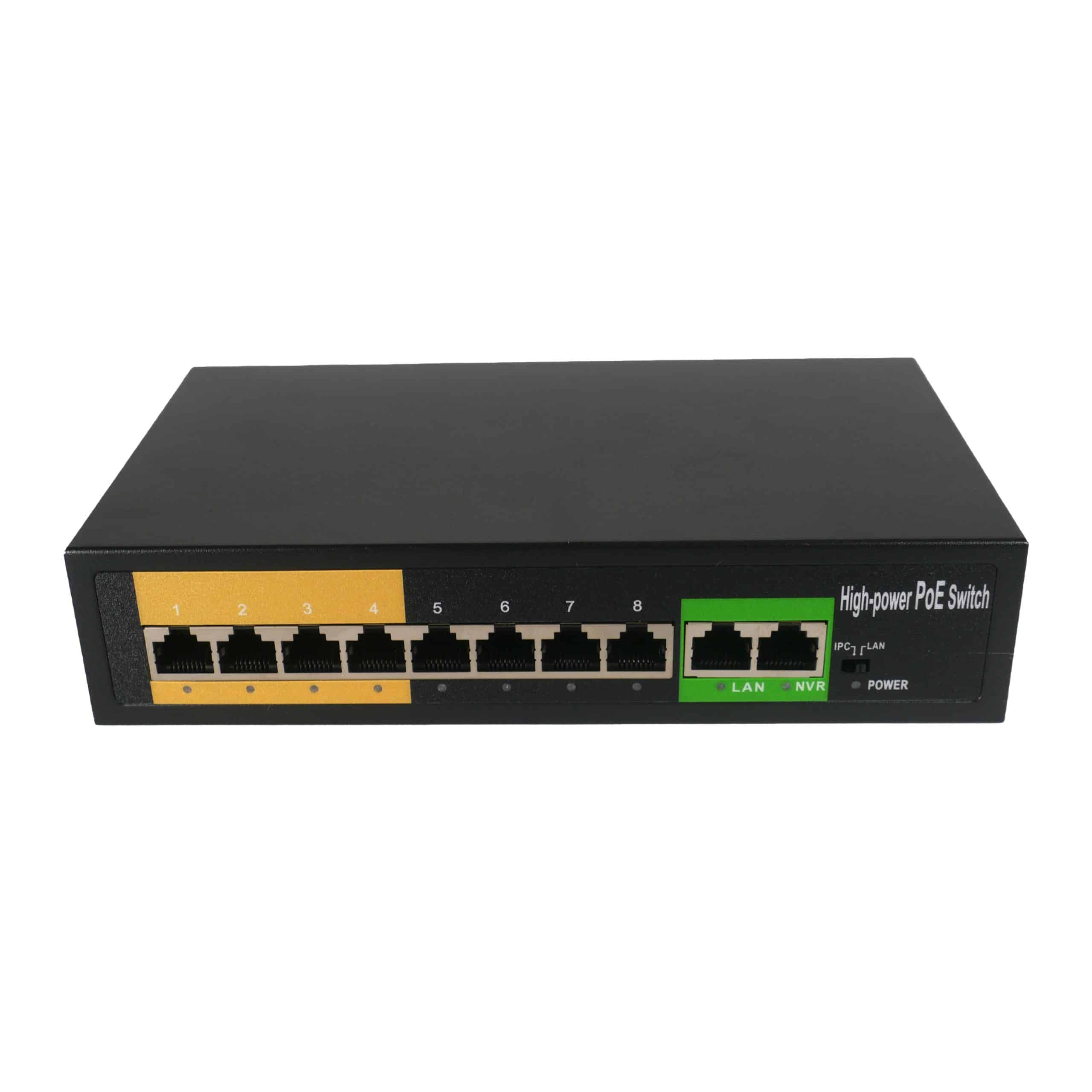 8 Channel POE Plus Switch - POE-8MB2GP