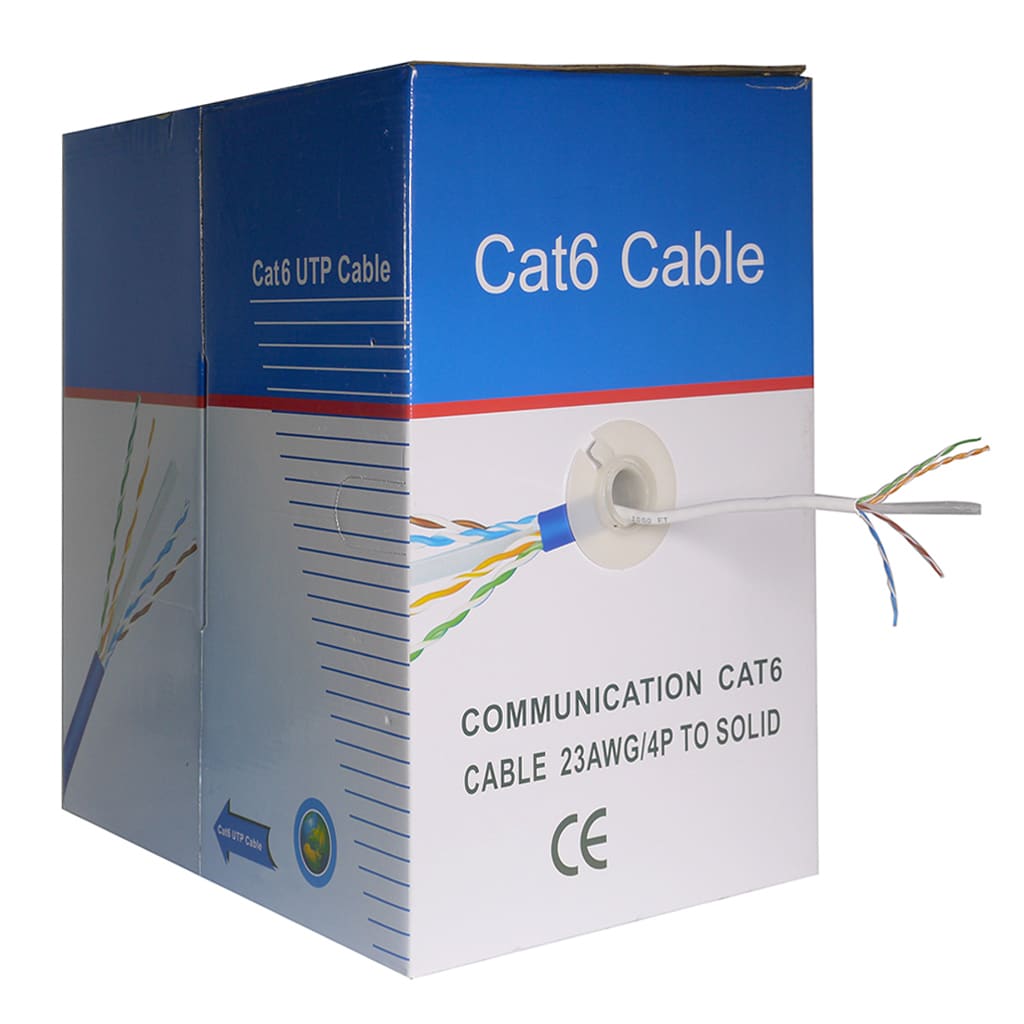 1000 foot UTP CAT6 Cable (White) CAT61000WH