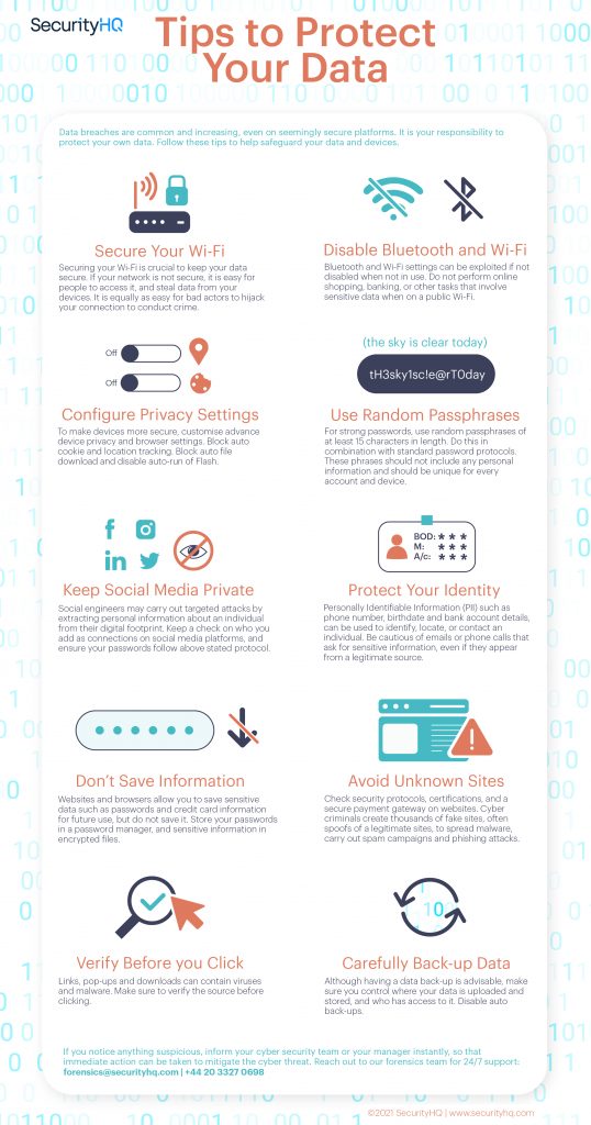 10 Tips to Protect Your Data [Infographic] SecurityHQ