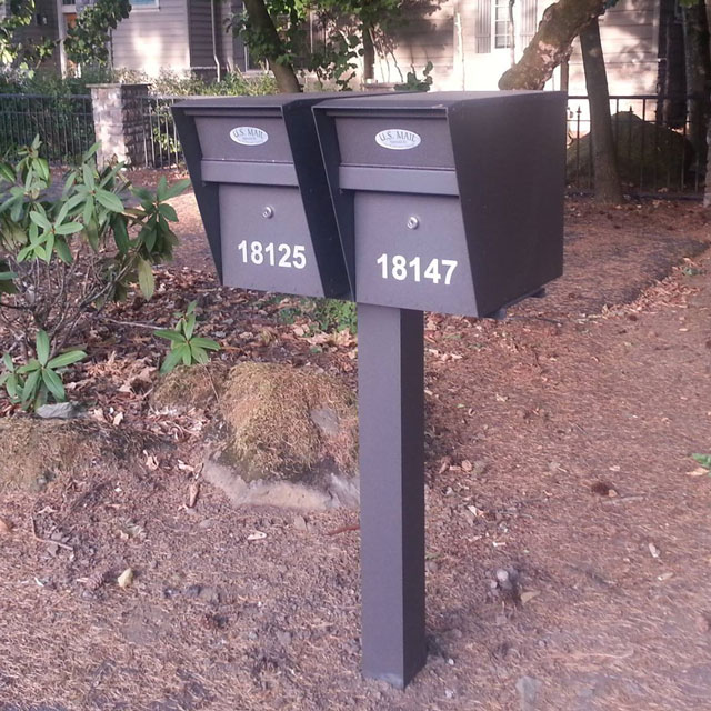 Mounting Posts · Security Locking Mailboxes