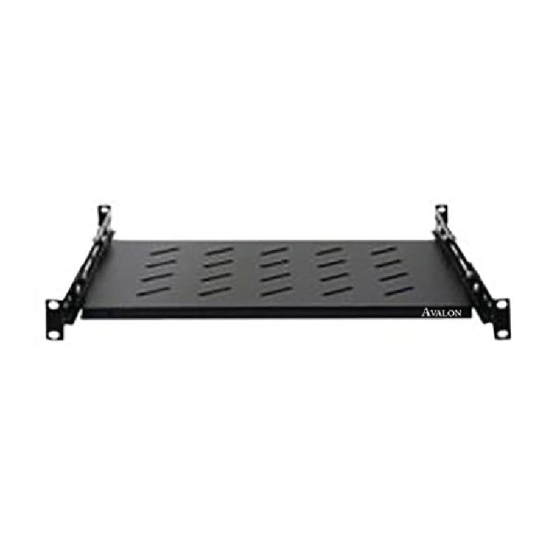 Avalon 1U Universal Rack Mount Sliding Shelf Security Supplies