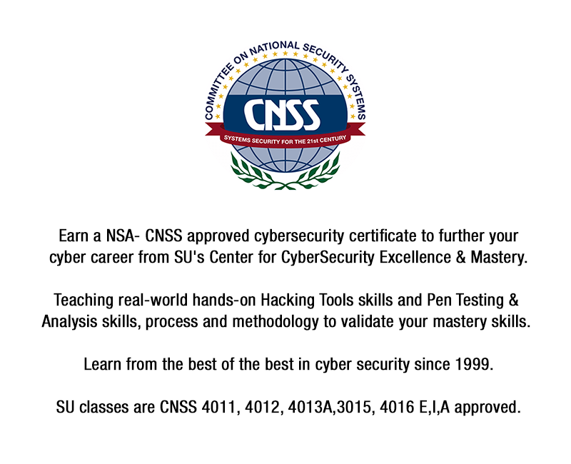 Security University CISSP Training, CMMC, CompTIA Security+ Q/ISP® Qualified/ Information
