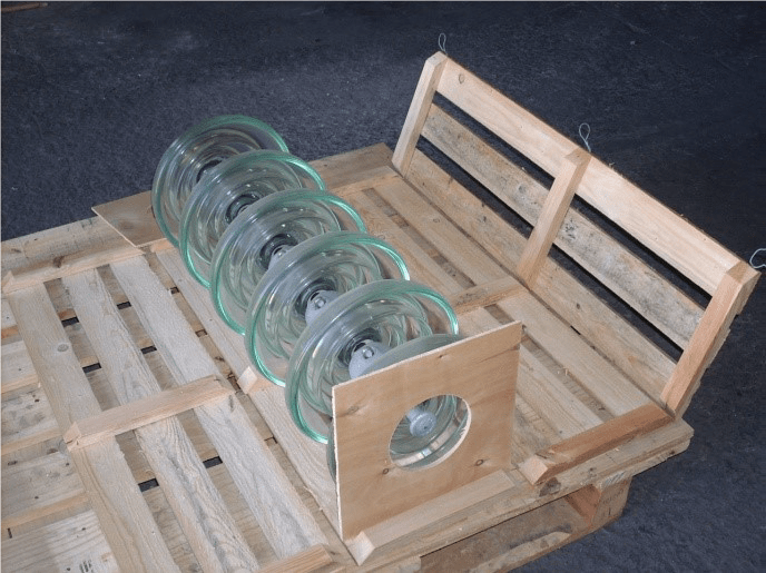 Packing & Handling of Toughened Glass Insulators Sediver