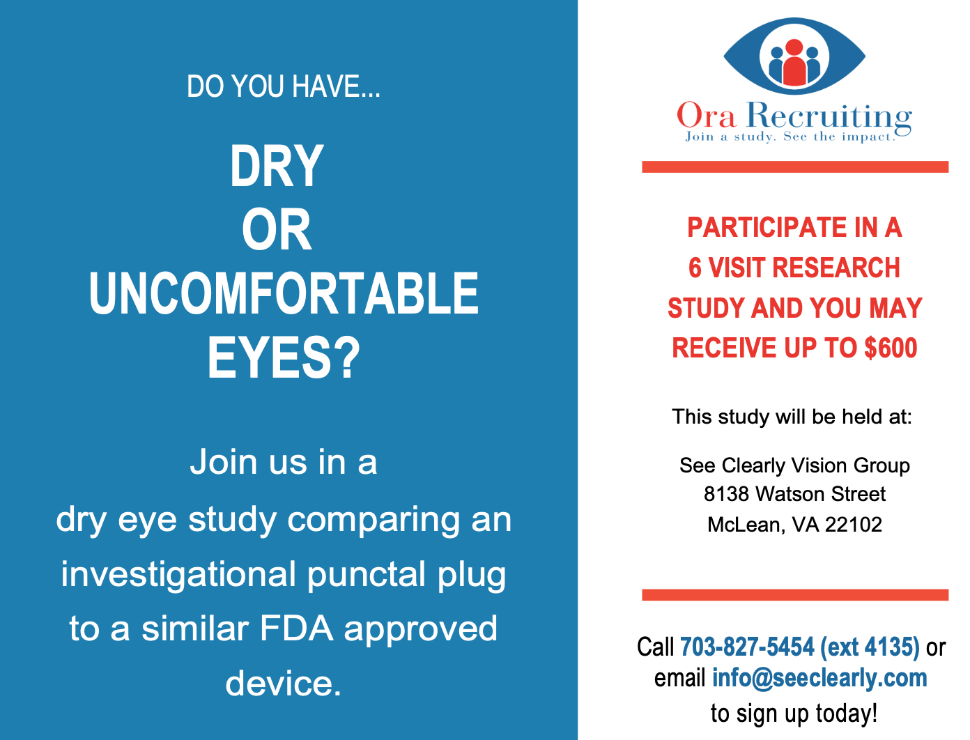 Dry Eye Study See Clearly Vision