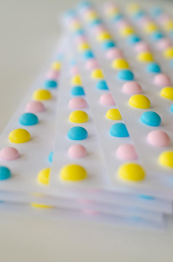 DIY Homemade Candy Dots, or Candy Buttons, and Candy Hearts