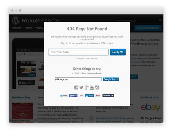 Introducing The Ultimate 404 Page Plugin for WordPress SeedProd