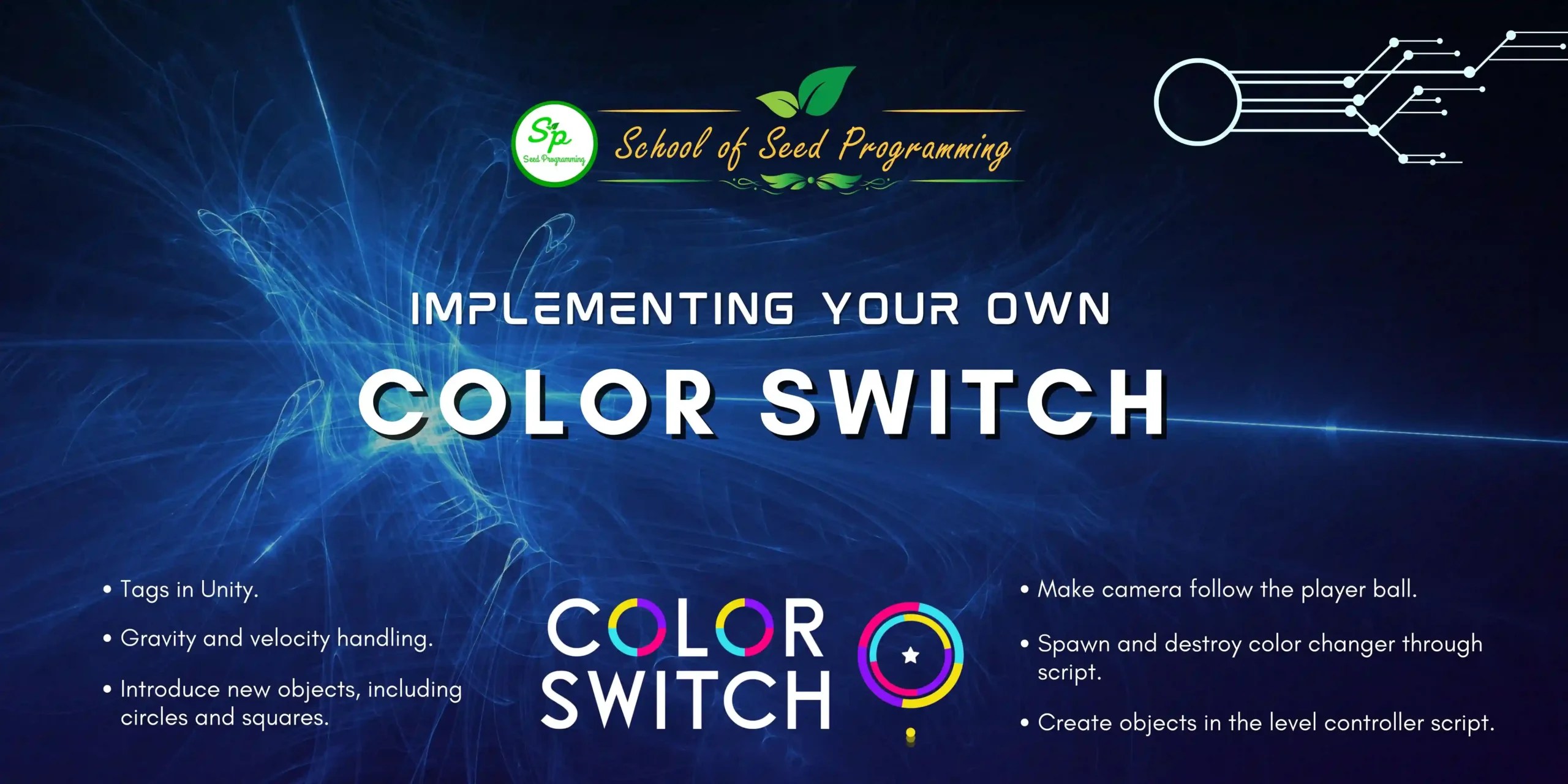 Implementing Color Switch in Unity Seed Programming