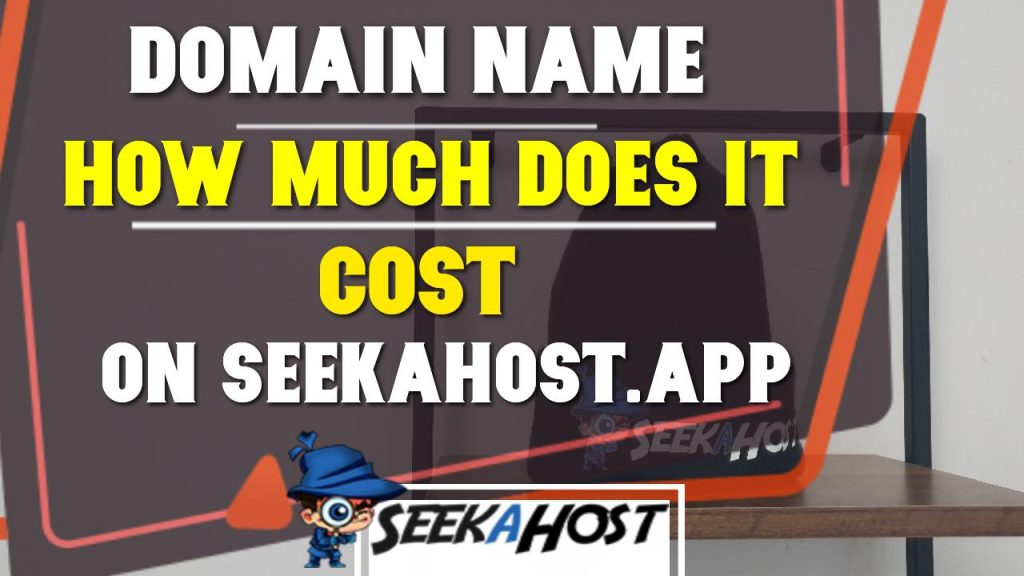 How much does it cost to buy a domain name on SeekaHost.app?