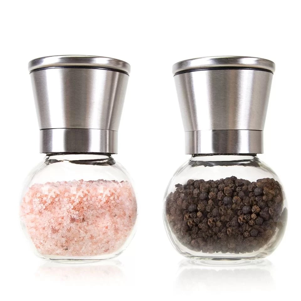 180ml spice grinder mill pepper salt grinder glass jar Glass bottle