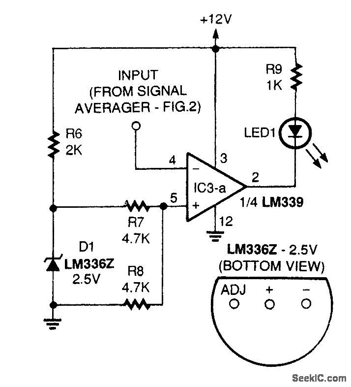 LED_PEAK_INDICATOR Measuring_and_Test_Circuit Circuit Diagram