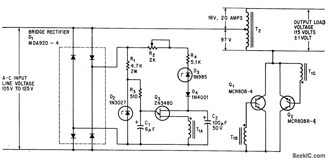 LINE_VOLTAGE_REGULATOR Power_Supply_Circuit Circuit