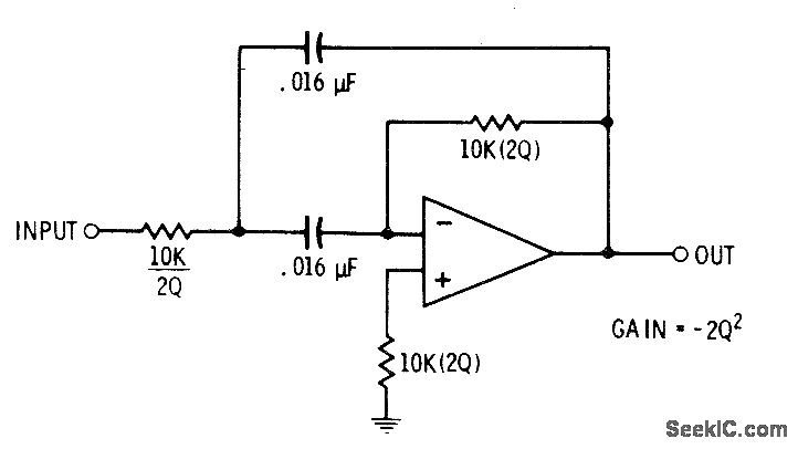 1_kHz_MULTIPLE_FEEDBACK_BANDPASS Filter_Circuit Basic_Circuit