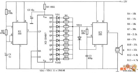 The principle diagram of ultrasonic pest repeller - Electrical