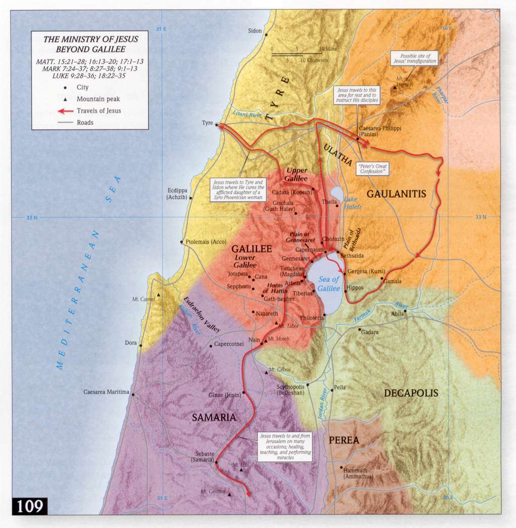 Bijbelse Kaart Van Israel Bible Maps Precept Austin