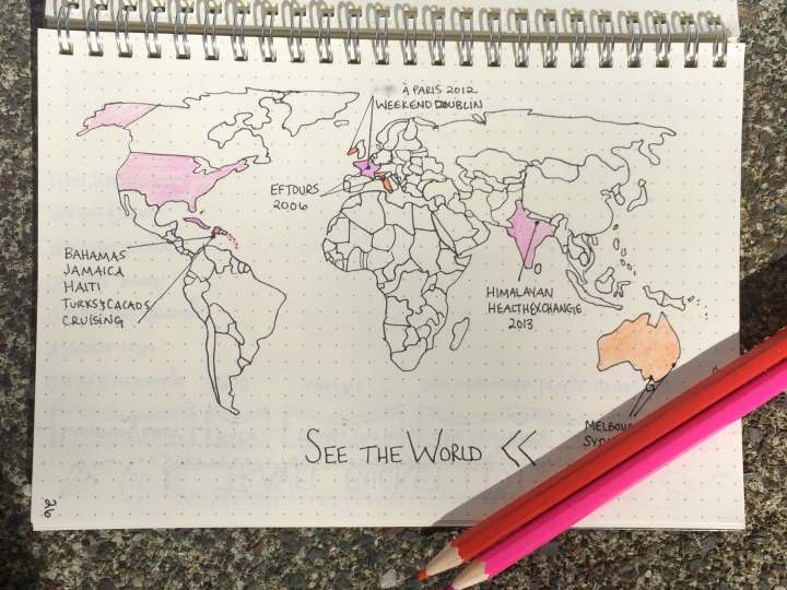 bullet journal pages for travel lovers see nic wander