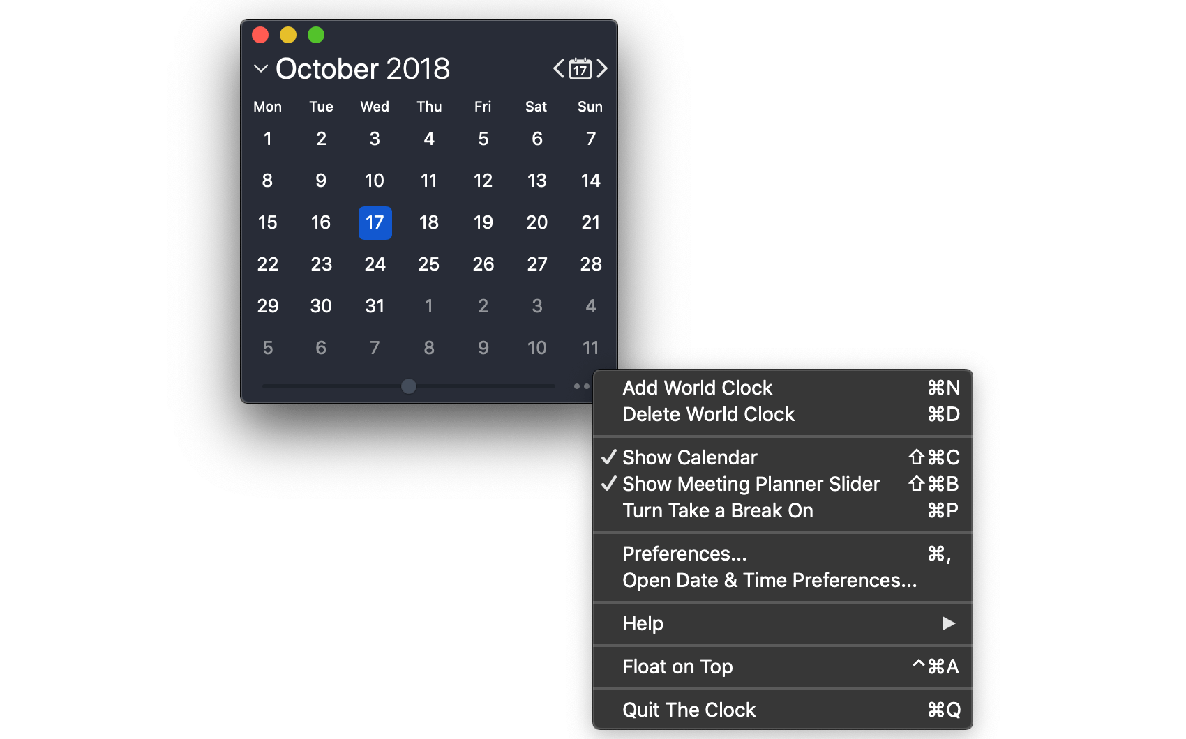 seense The Clock macOS User manual