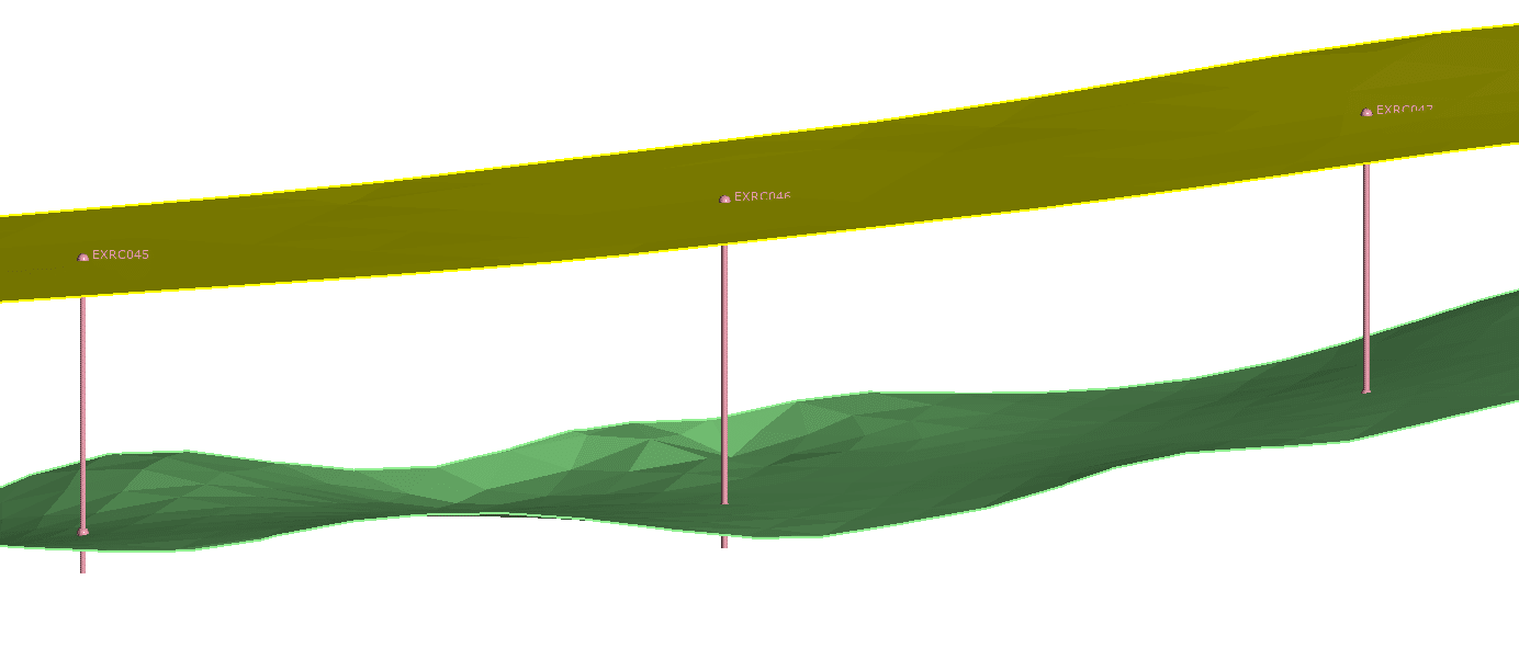 Drillhole planning Determine collar elevation and target depth Seequent