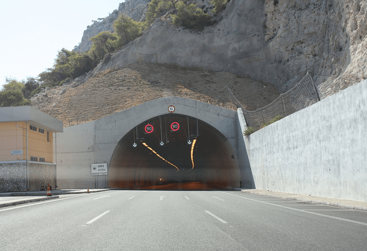 SEE Kakia Skala tunnels in Greece
