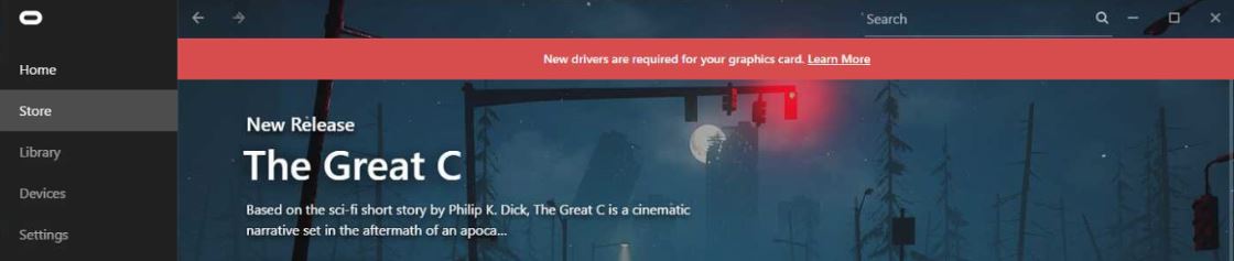 New Drivers Required for Graphics Card