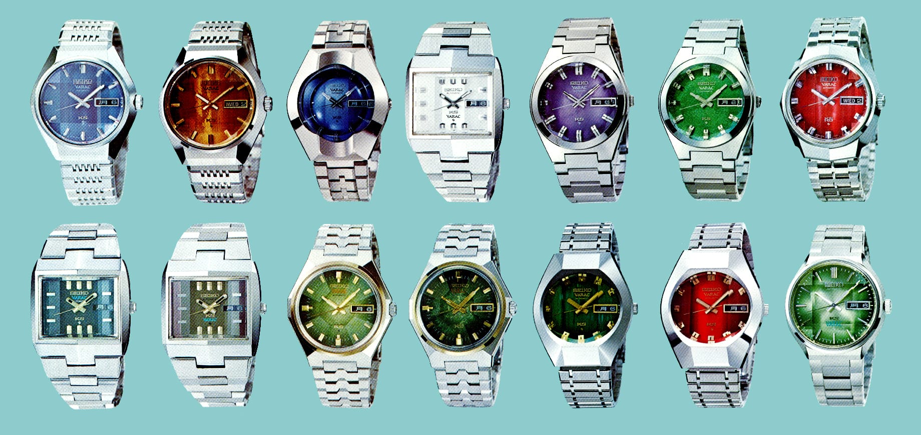 The vogue for colored dials and dimensional glass Seiko Design 140
