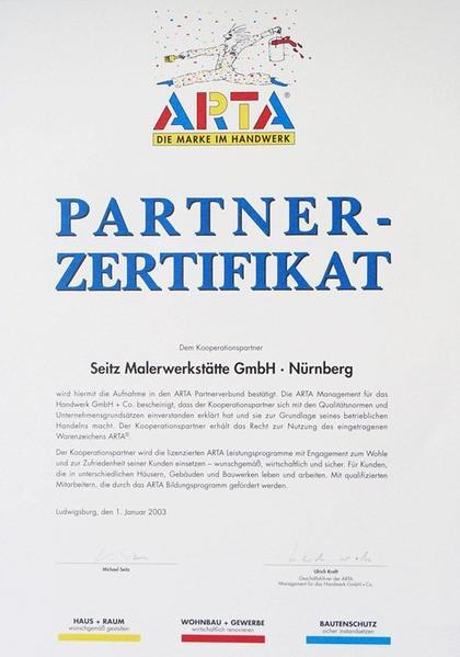 Zertifizierter Malerbetrieb Aus Nurnberg Zertifikate