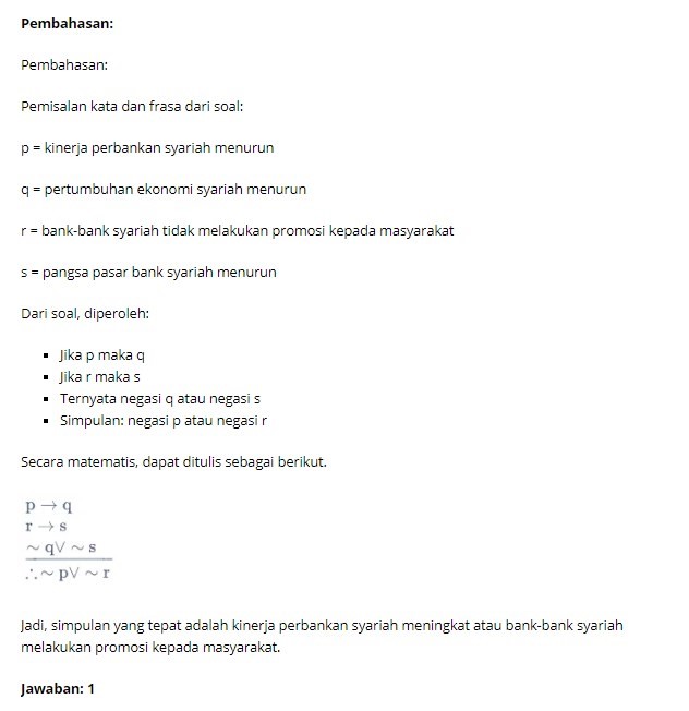 Contoh Soal Psikotes Pertamina Dengan