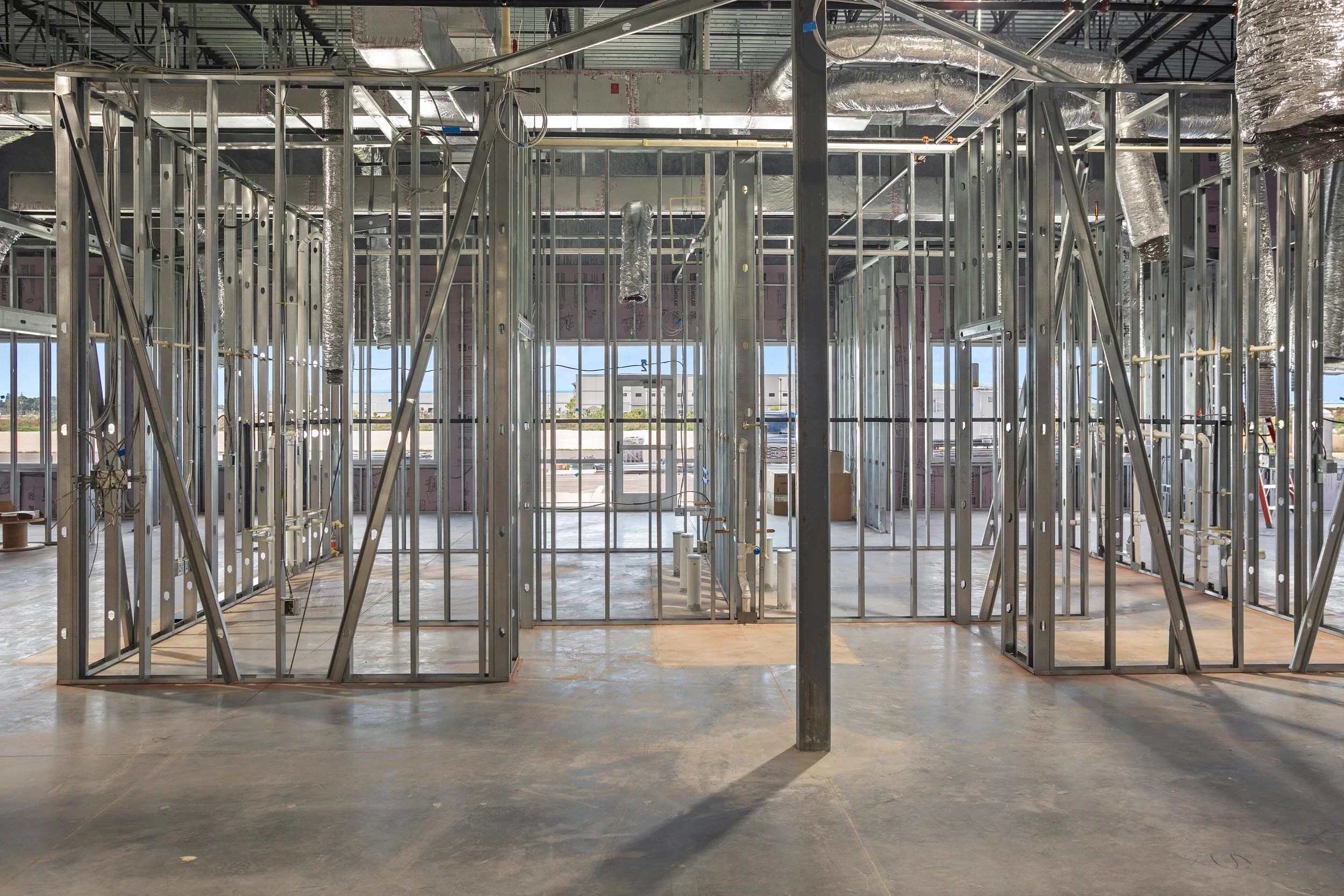 Ft Myers Tenant Buildout Metal Framing Select Development Group