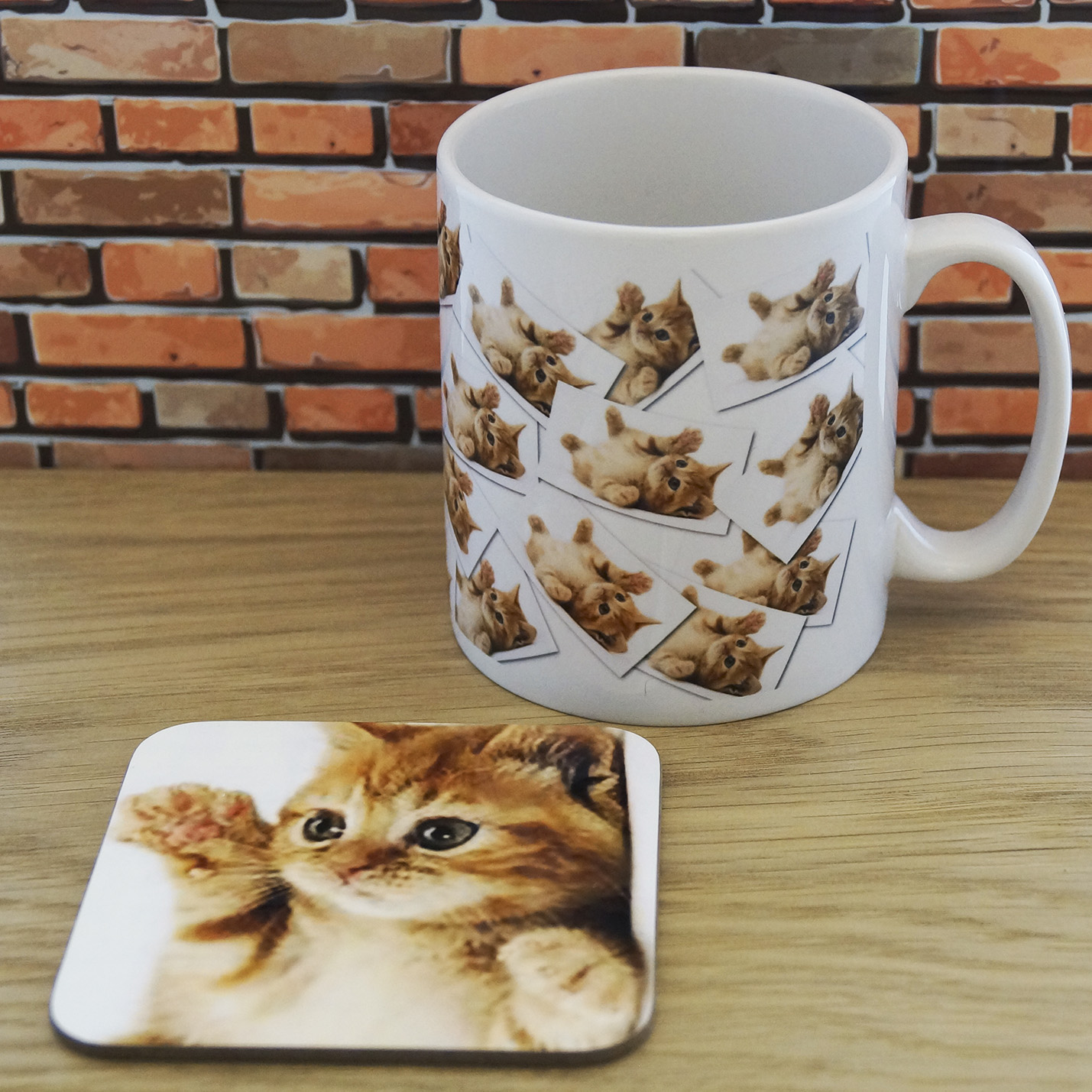Mug and Coaster Gift Set My Cat