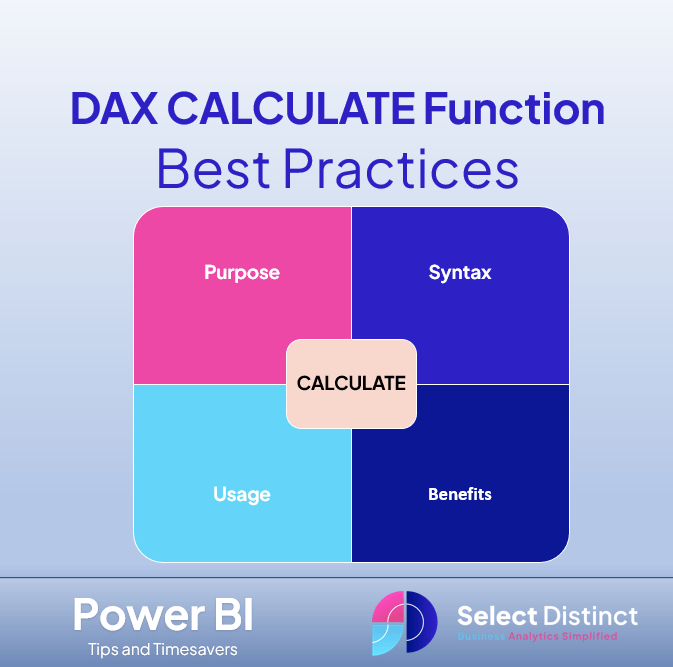 DAX Calculate Function Best Practices and Alternatives