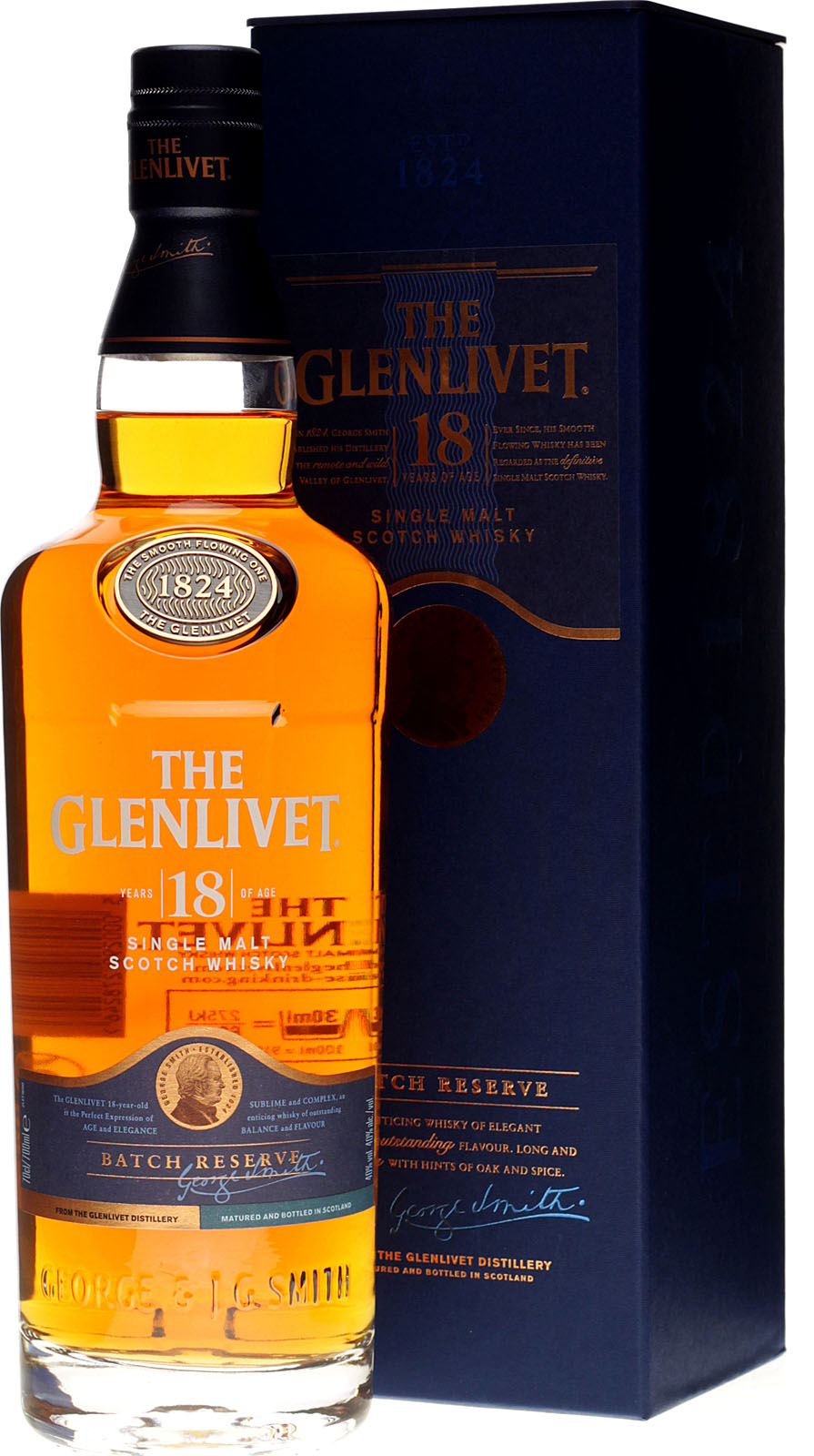 Glenlivet 18 Jahre Batch Reserve 0,7 Liter 40 Vol. im