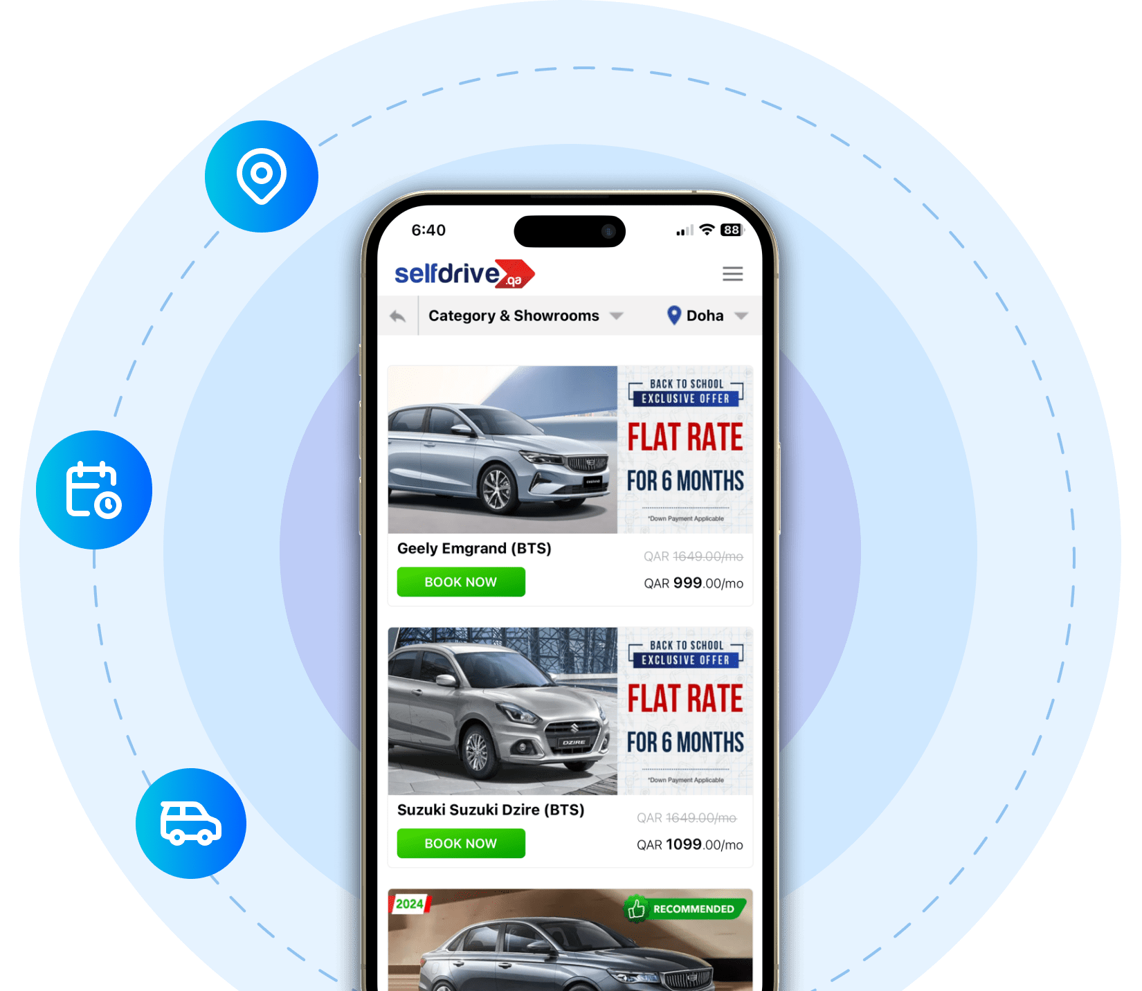 Qatar Car Rental, Rent a car Doha QAR 72 per day* 25 off on Daily