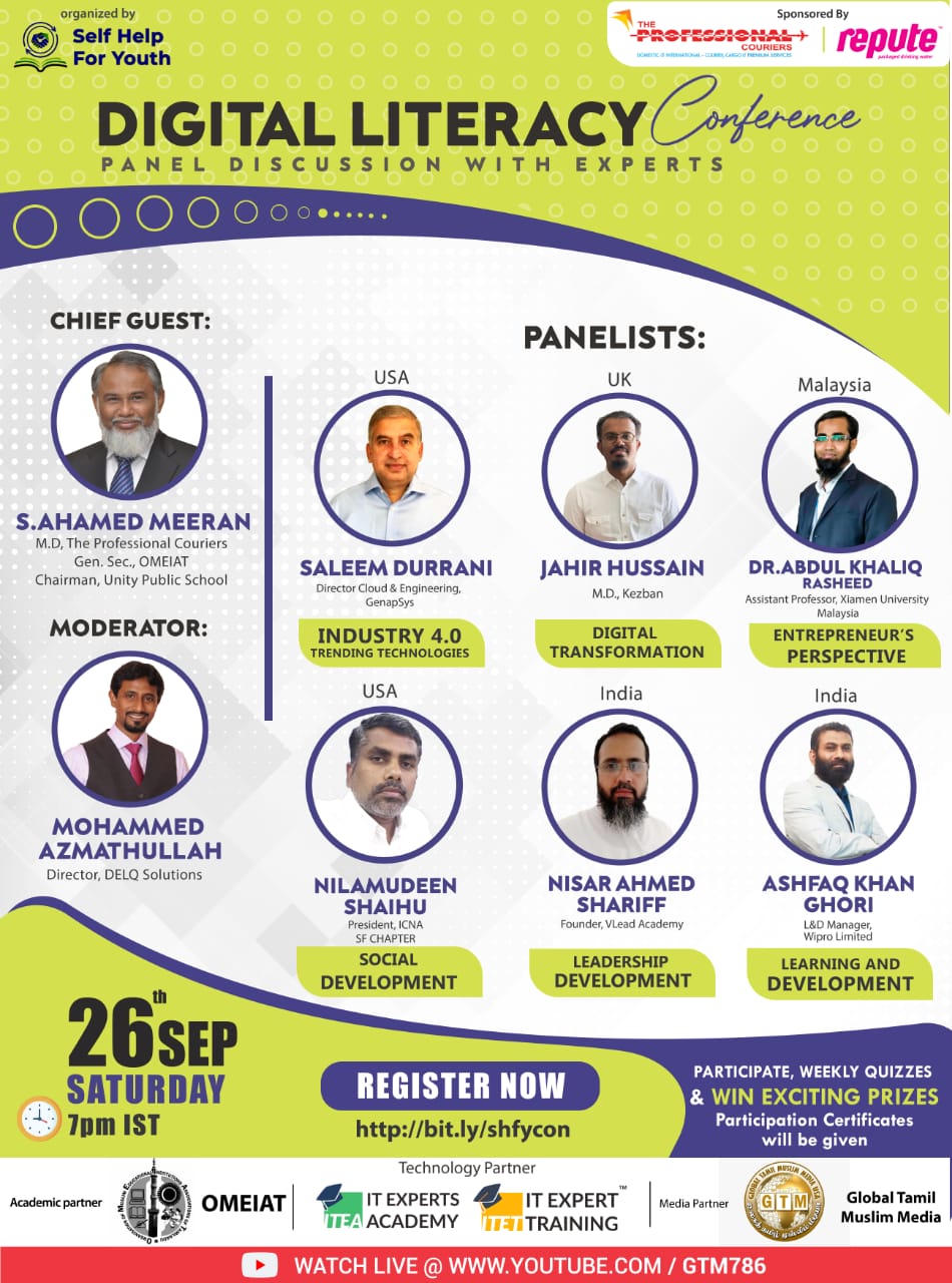 Online Digital Literacy and Conferences SHFY