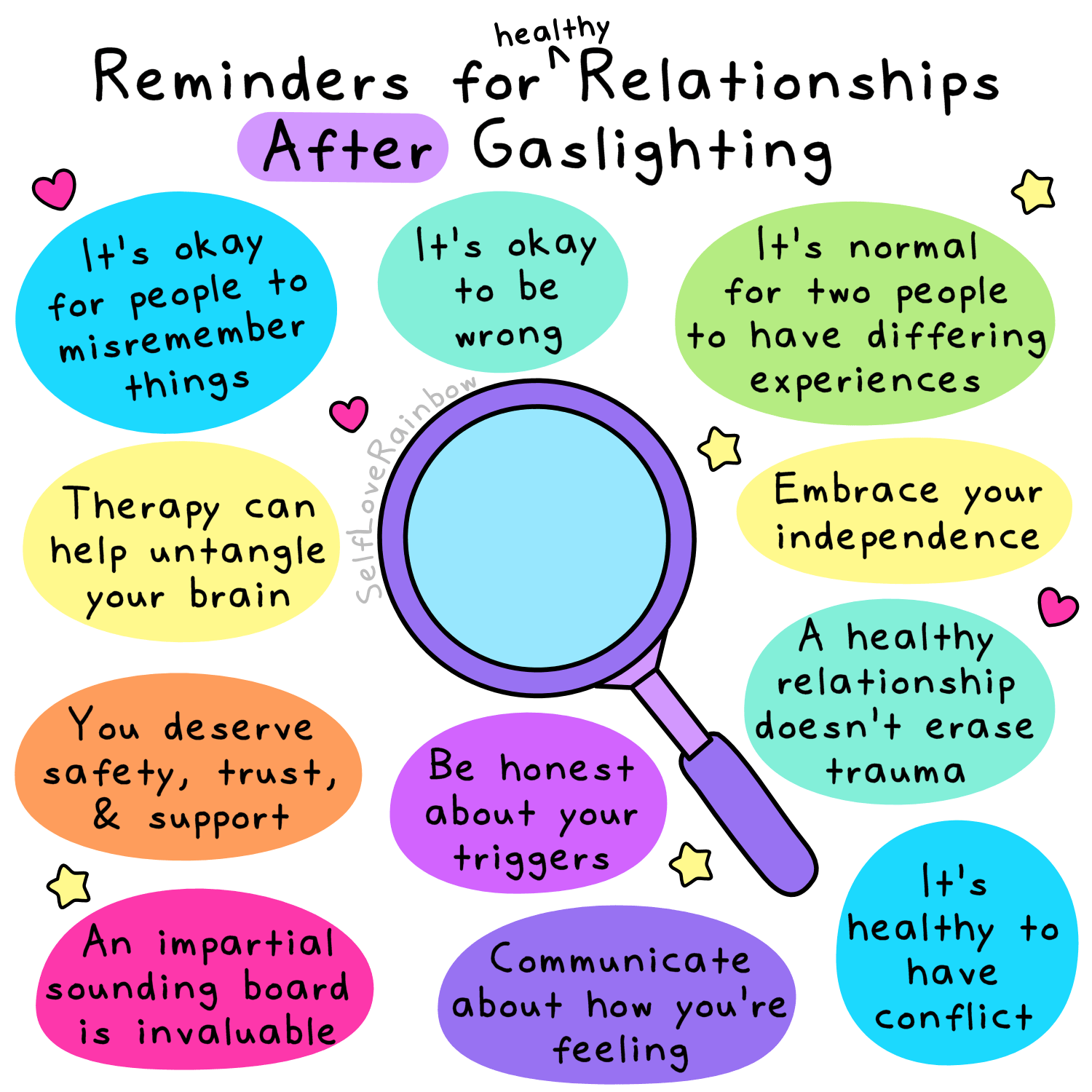 6 Tips For Relationships After Gaslighting SelfLove Rainbow