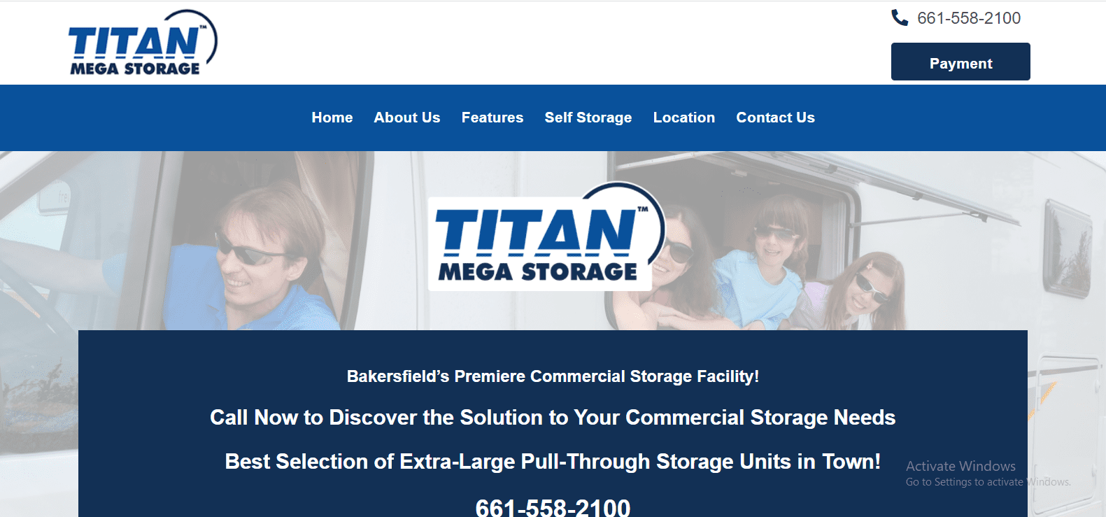 Website Development for Self Storage Website for Self Storage