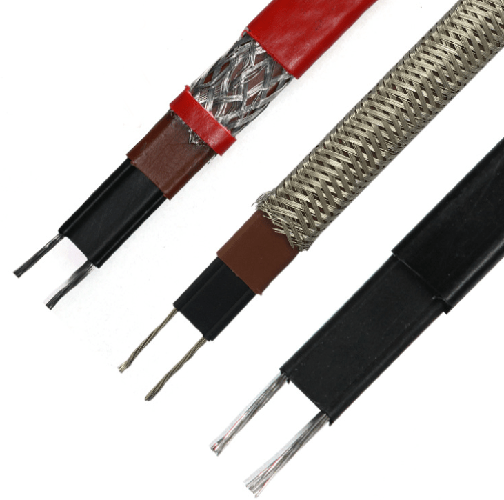 Pipe temperature self regulating heating wire