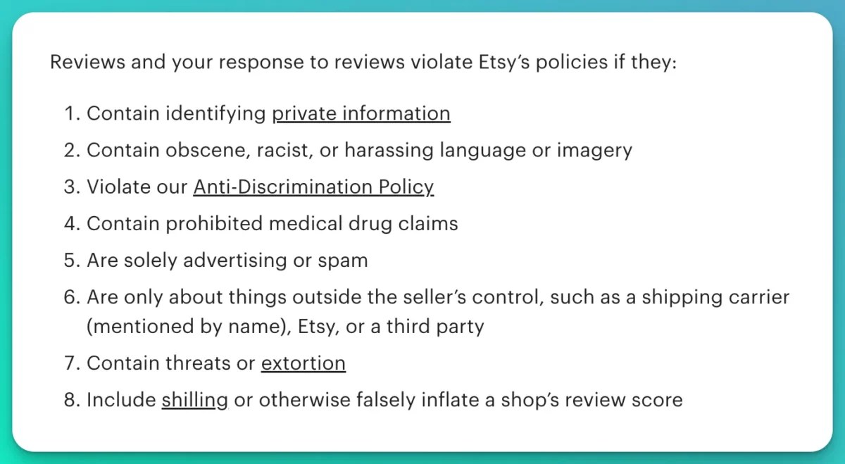 How To Report A Review On Etsy 3 Quick Tips For Reporting Negative Feedback