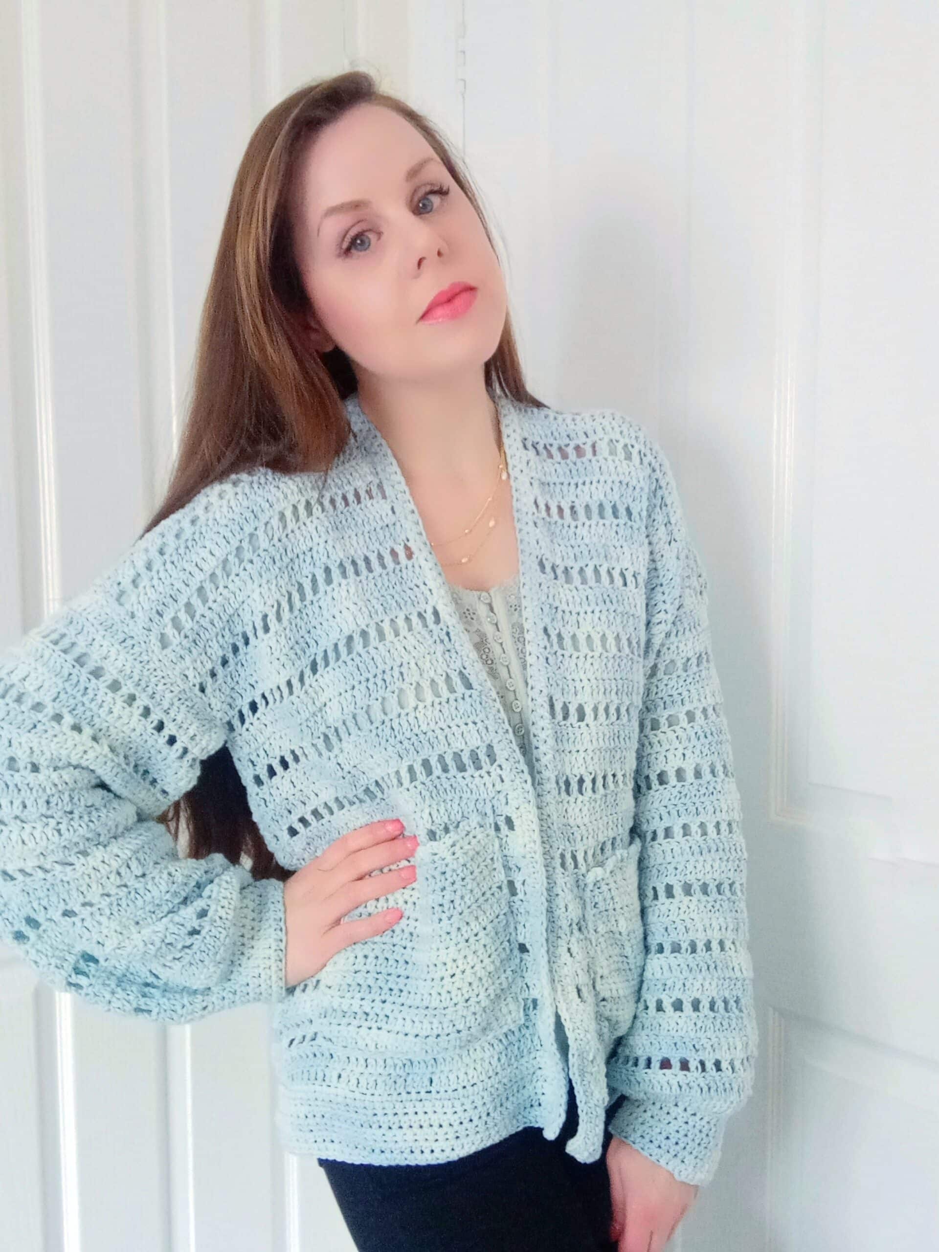 Crochet Spring Summer Cardigan Free Pattern