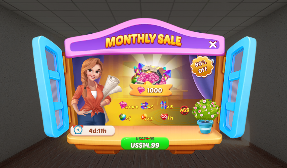 Buy Home Design Makeover Match3 Game Source code, Sell My App, Codester, Codecanyon