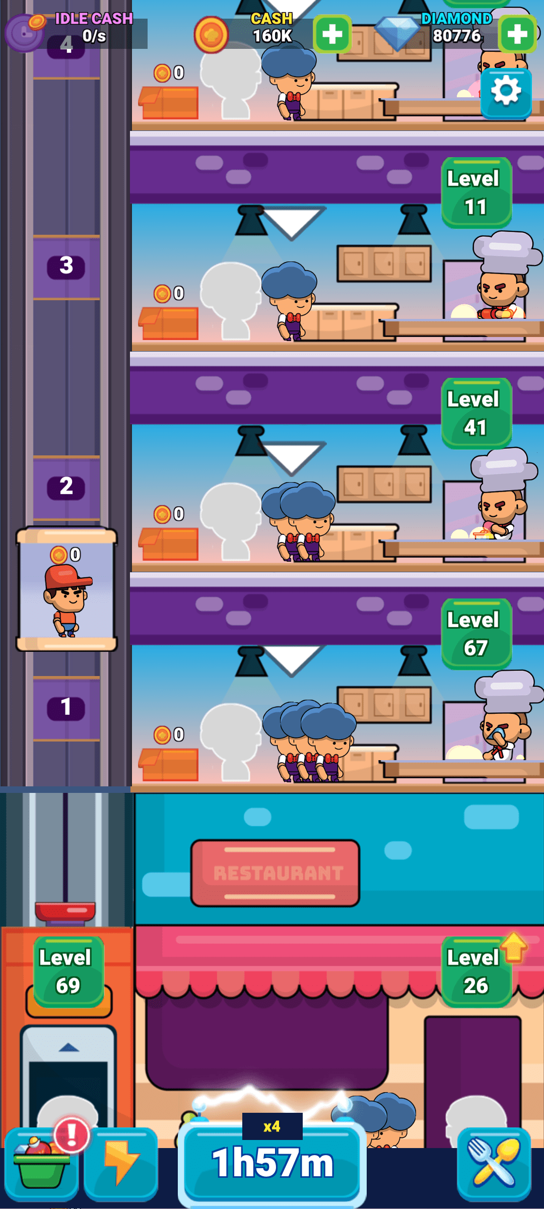 Buy Idle Restaurant Game Unity Source code, Sell My App, Codester