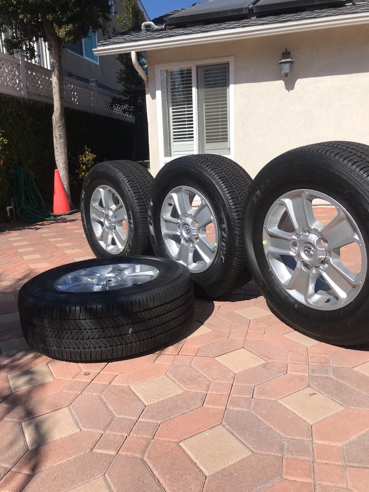 Toyota Tundra 18 inch Rims and Tire 5 Lug Sell My Tires