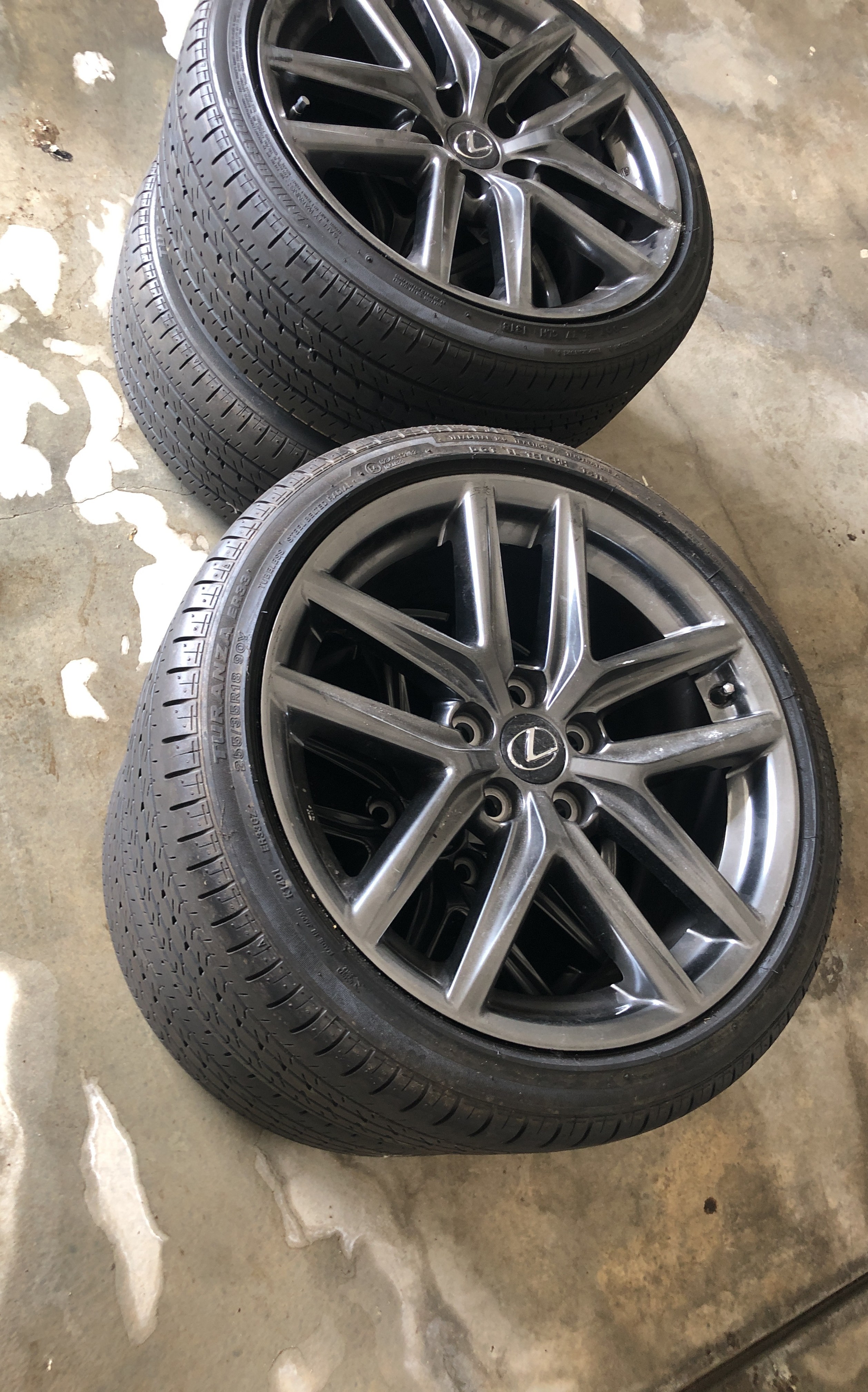 2018 Lexus IS 350 FSport 18’ wheels and tires Sell My Tires