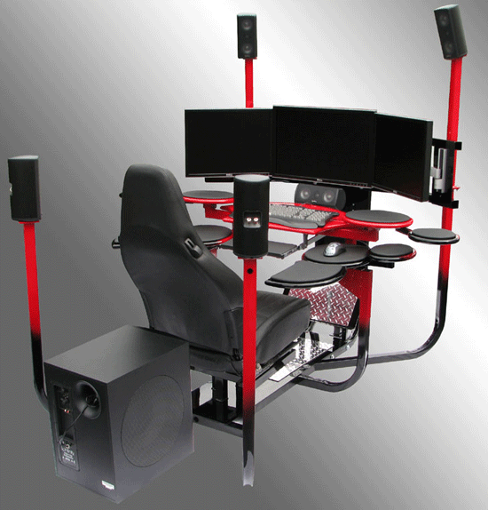 Vision One Computer Workstation Une station de travail informatique