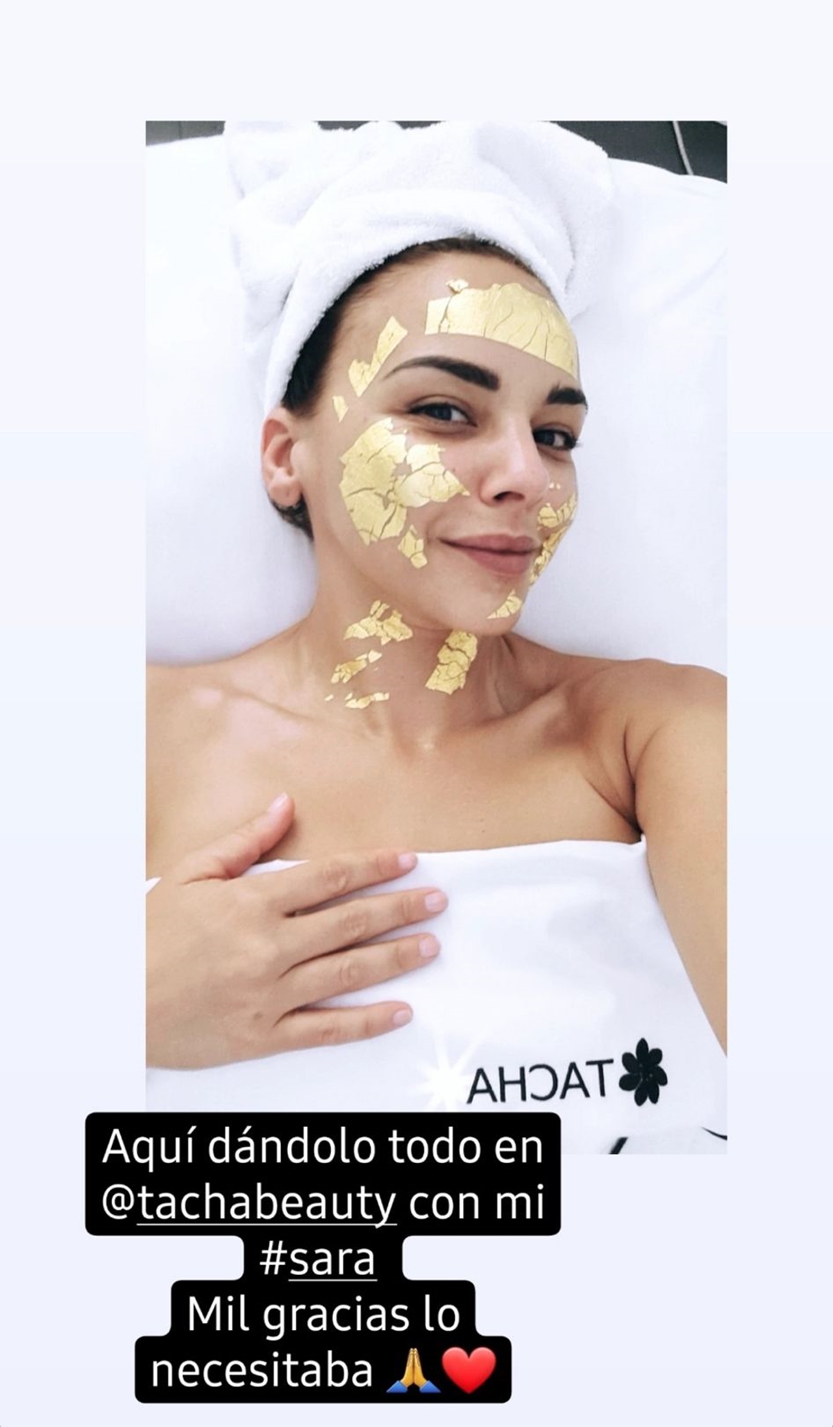 Chenoa se somete a un tratamiento de belleza de 350 € ¡a base de oro!