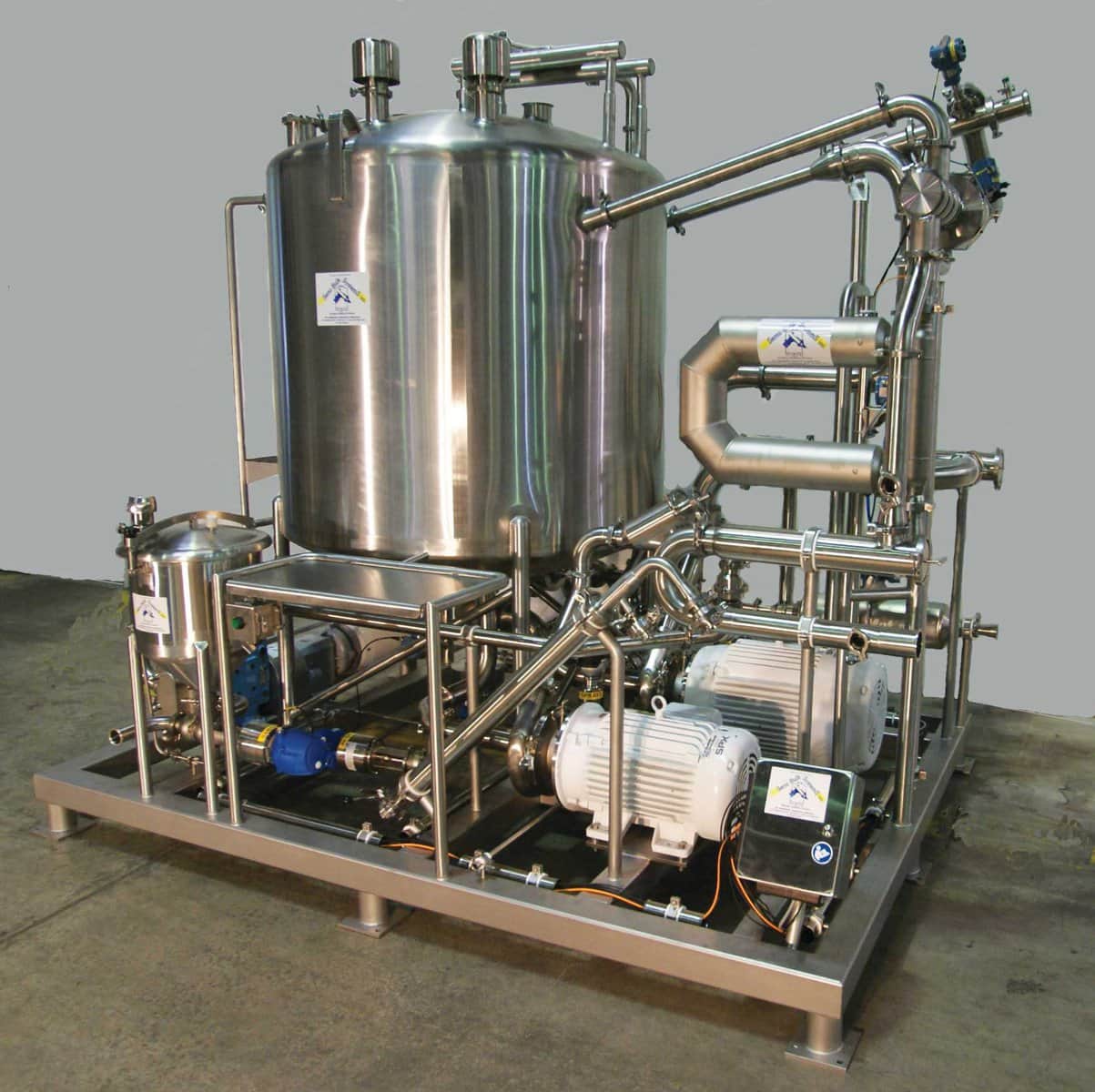 SemiBulk Systems High Efficiency Powder Liquid Blending Automation