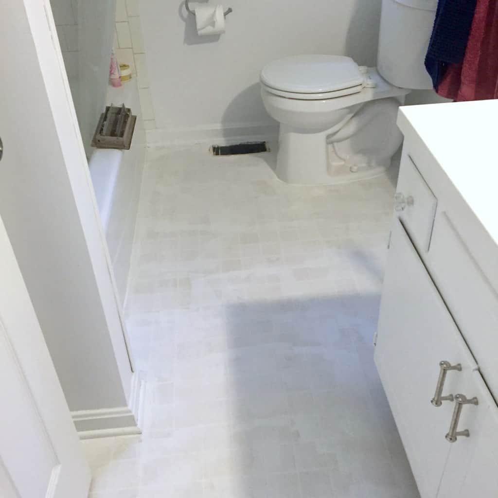 Paint Vinyl Bathroom Floor Flooring Guide by Cinvex