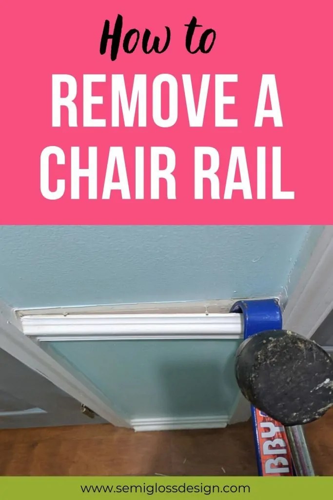How to Remove a Chair Rail and Repair the Walls for Paint