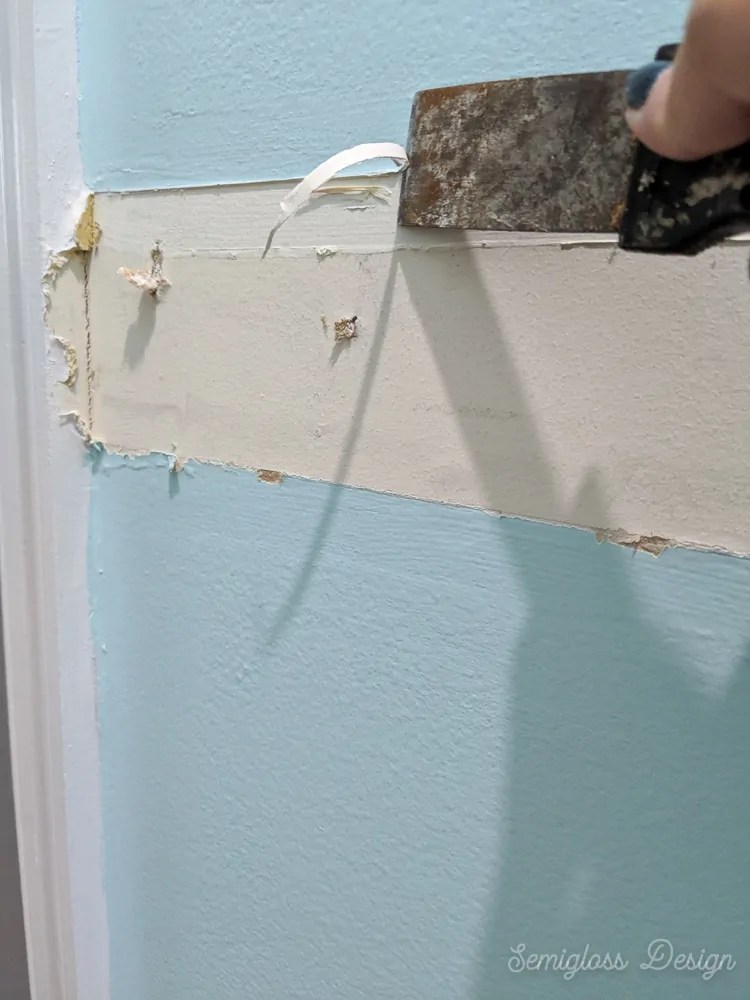 How to Remove a Chair Rail and Repair the Walls for Paint