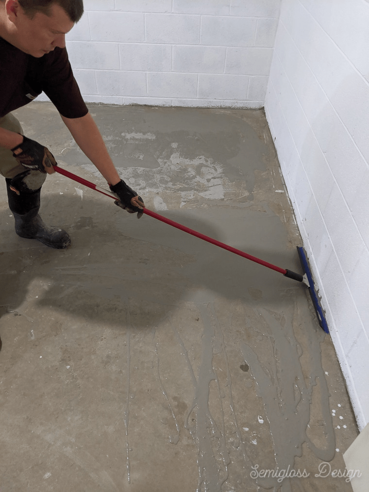 How to Refinish Concrete Floors in a Basement Semigloss Design