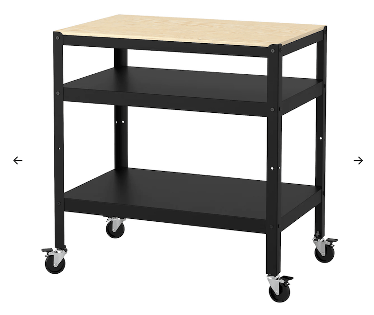IKEA Bror Hack Cricut Storage Cart Semigloss Design
