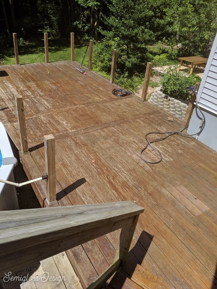 How to Paint a Deck The Easy Way Semigloss Design